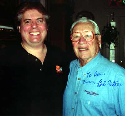 Dan Hanson with Bob Feller